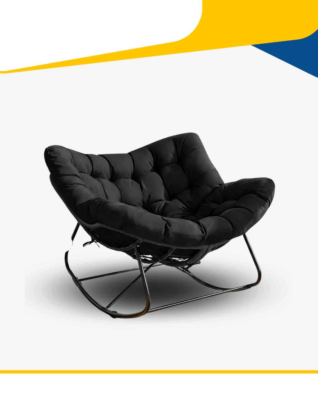 Sillón Mecedora Moderno – Cojín Confort Premium